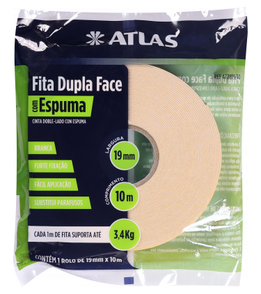 FITA DUPLA FACE ESPUMA 24MM X 1,5M