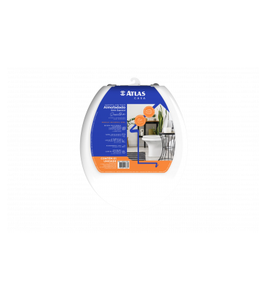 CUSHIONED TOILET SEAT SEVILLA OVAL WH