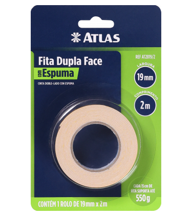 FITA DUPLA FACE ESPUMA 24MM X 1,5M